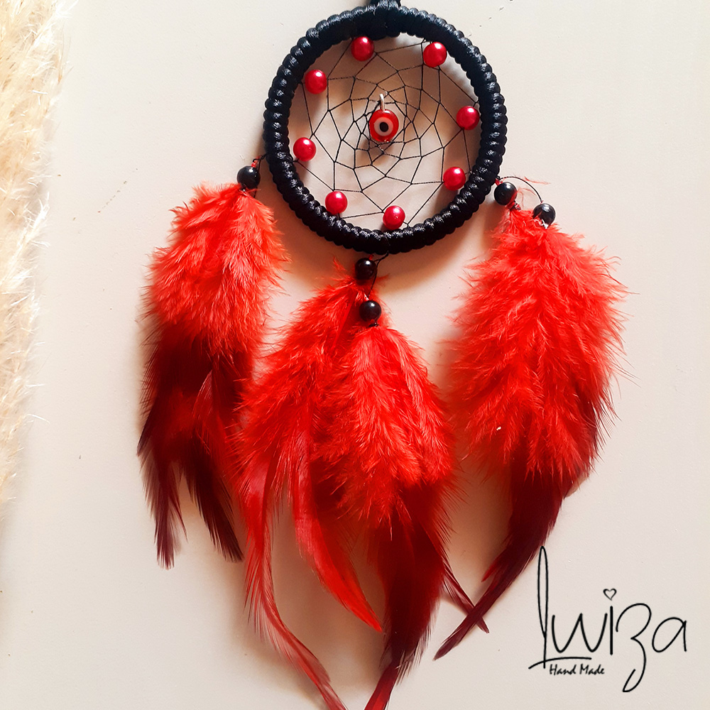 Dreamcatcher Arbre De Vie Multicolore - Diamètre 8.5 Cm - Lwiza Hand Made