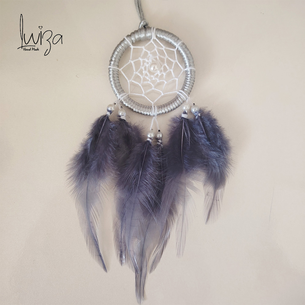 Dreamcatcher gris et blanc