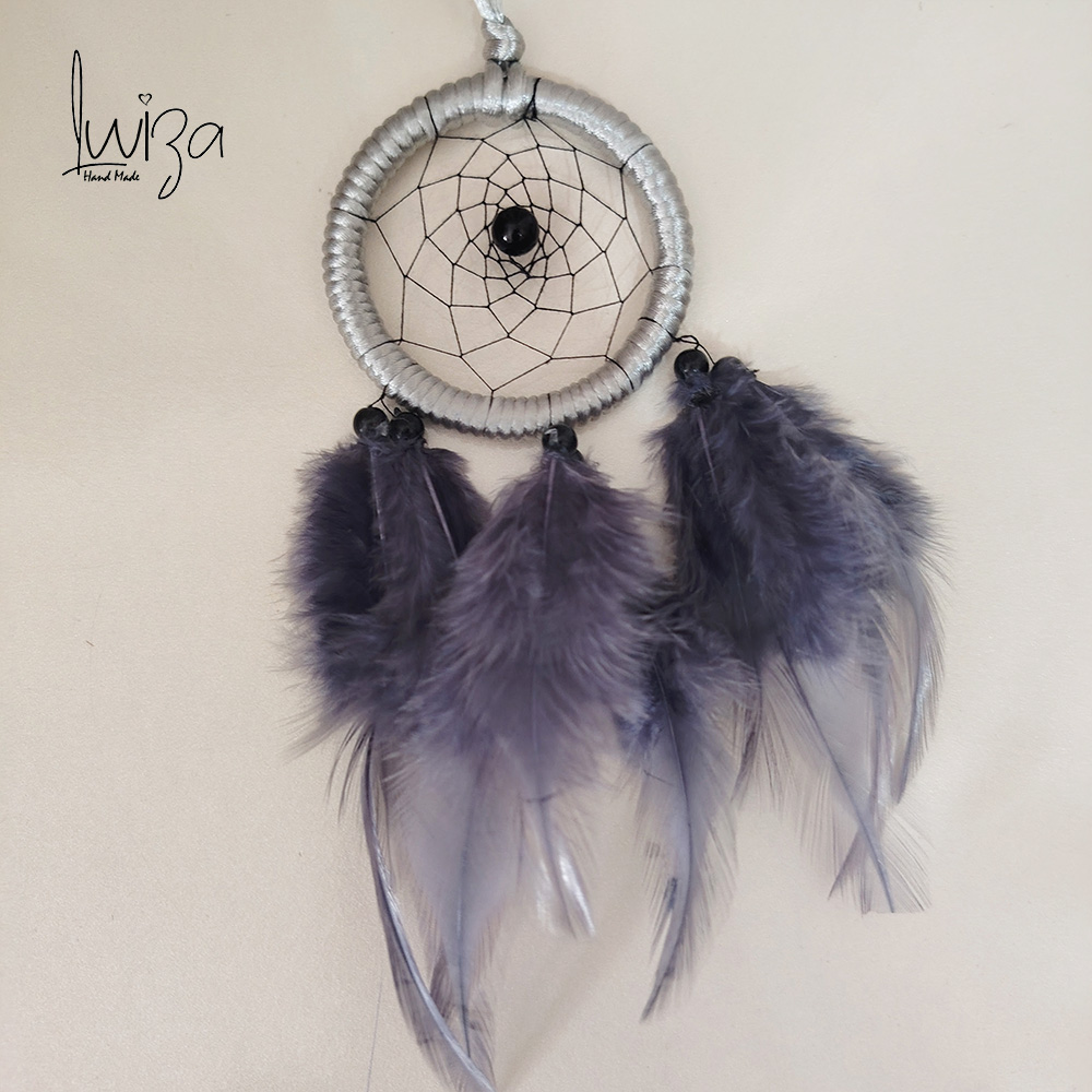 Dreamcatcher gris et noir